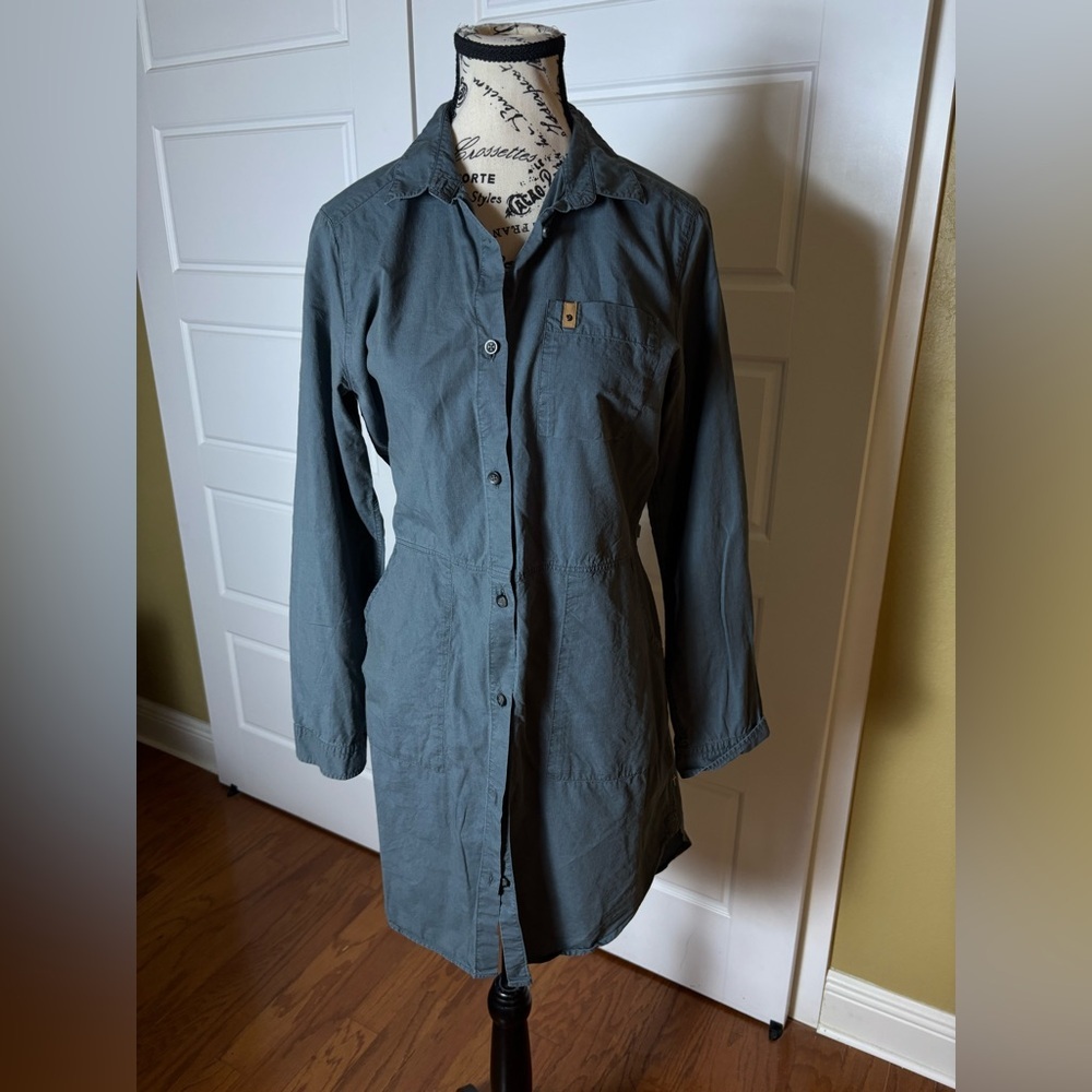Fjallraven Ovik Shirt Dress in Nightfall